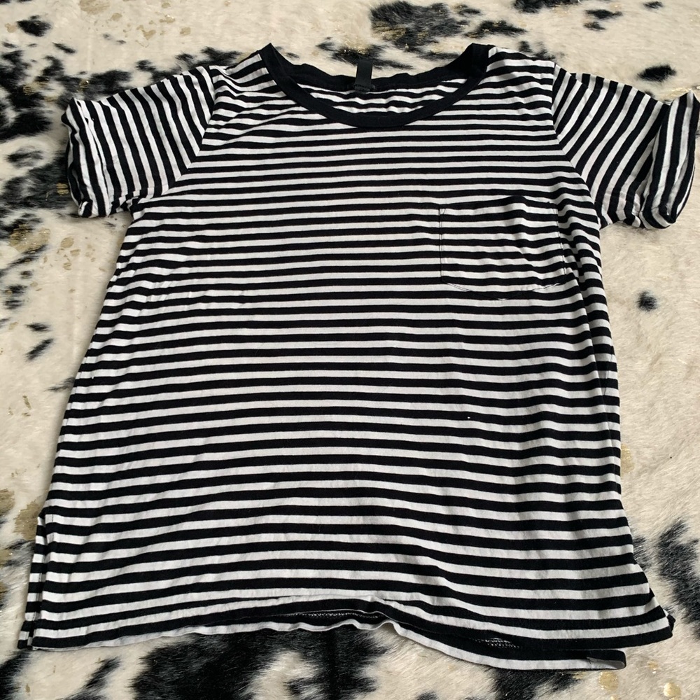 J. Crew everyday stripe Tee